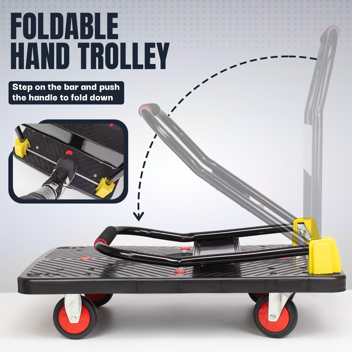 Folding Platform Trolley 400kg Heavy Duty Utility Truck