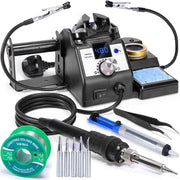 Digital Soldering Iron Station Kit 60W LED Temp Control Tools Set