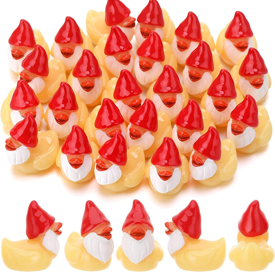 50PCS Mini Resin Gnome Figurines Fairy Garden Aquarium Decor