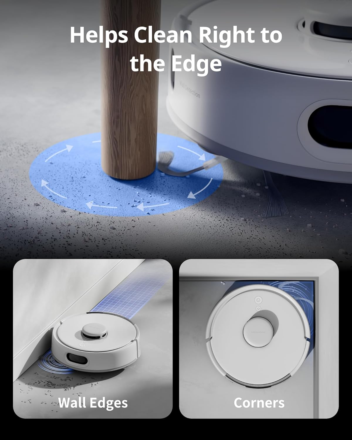 Mini Robot Vacuum Self Empty 90 Day LiDAR Mapping Quiet Clean