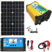 3000W Solar Panel Kit Inverter Controller Off Grid Power System