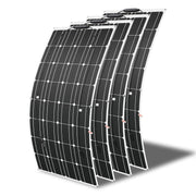 400W Semi Flexible Solar Panel 4x100W RV Shed Camping 12V