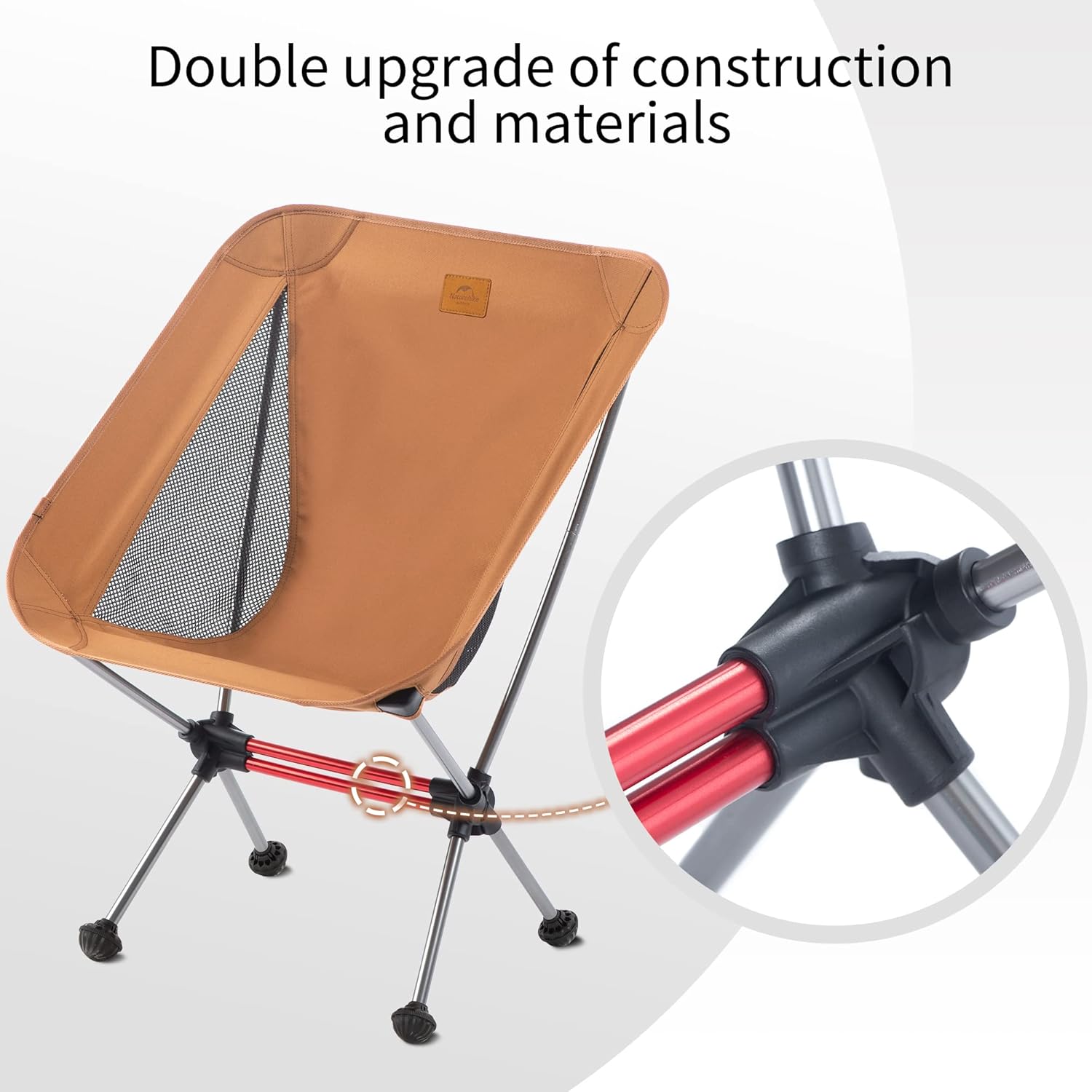 Ultralight Camping Chair Portable Folding Backpack Chair Hiking Seat