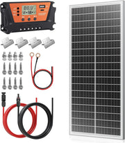 100W Solar Panel Kit 25 Percent Efficiency Mono IP68 MC4 RV Off Grid