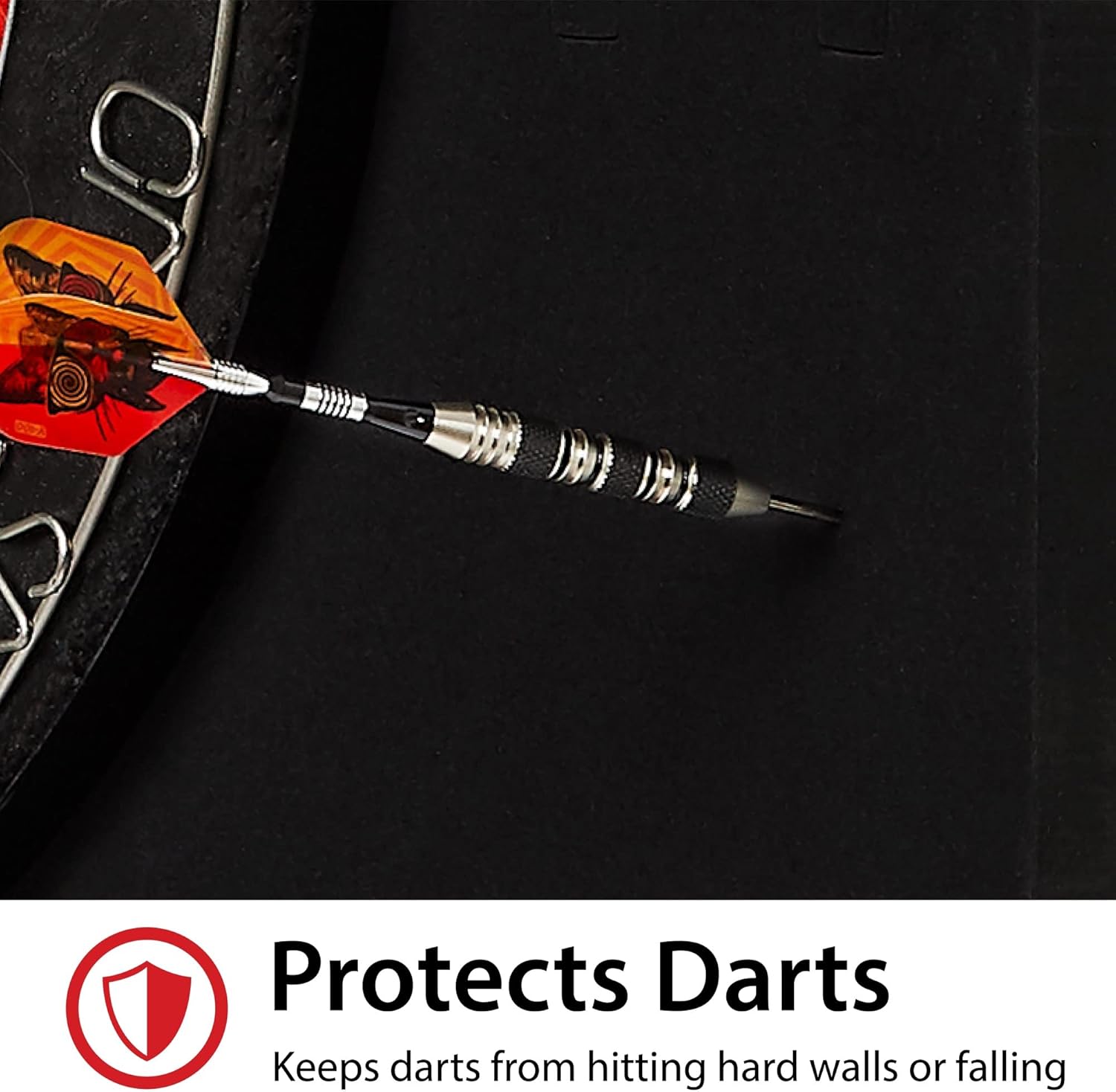 18in Dartboard Set Sisal Board Backboard 21 Darts Throw Line