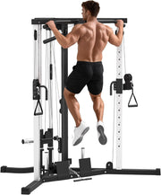 Multi Function Home Gym Machine Pulley System Pull Up Station