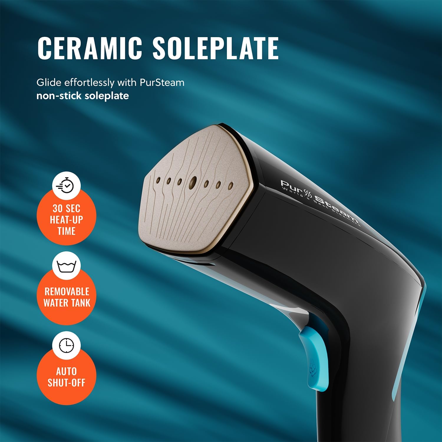 Handheld Clothes Steamer 3 Steam Modes Fast Heat Portable
