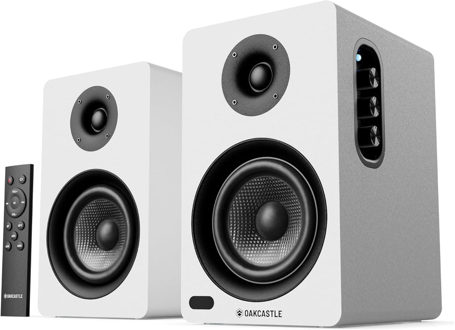 Active Bookshelf Speakers 60W Bluetooth 5.4 HDMI ARC USB