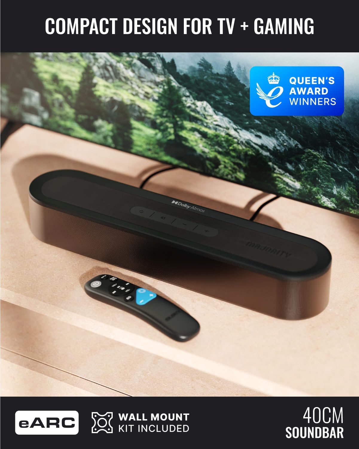 Dolby Atmos 5.1 Soundbar Wireless Subwoofer Surround System