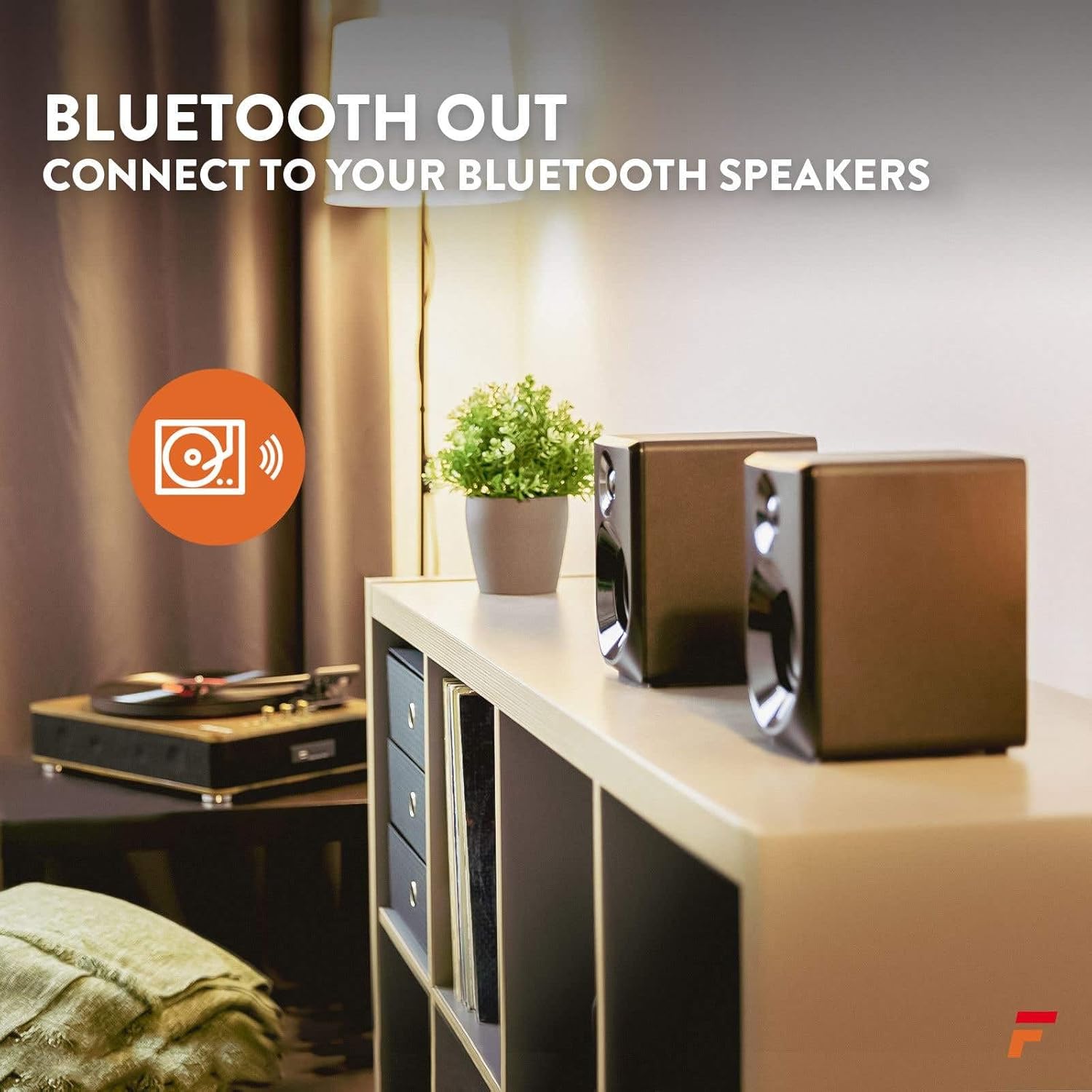 Portable Bluetooth Suitcase Record Player Light Wood