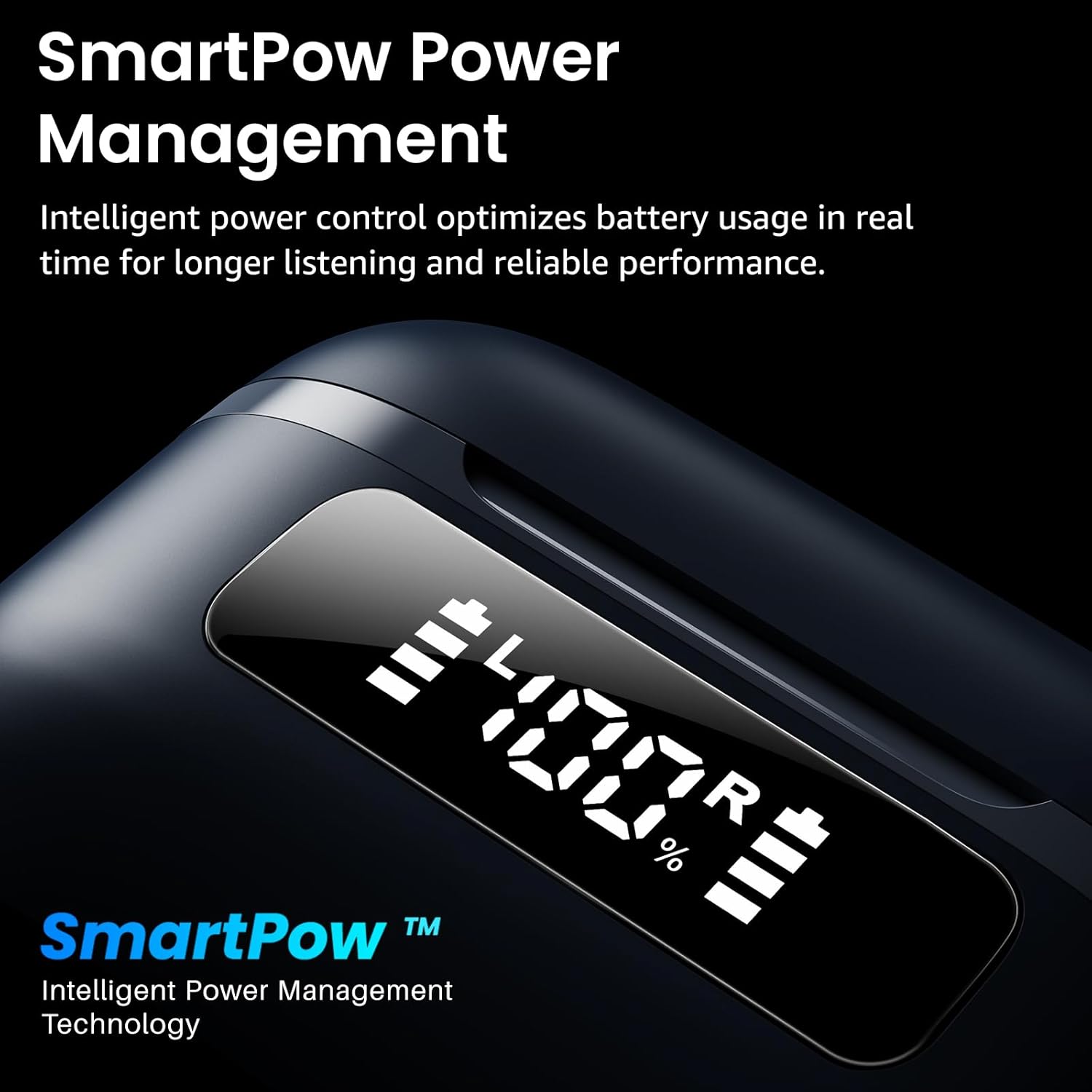 Wireless ANC Bluetooth Earbuds 60 Hour Playtime ENC Mic Blue