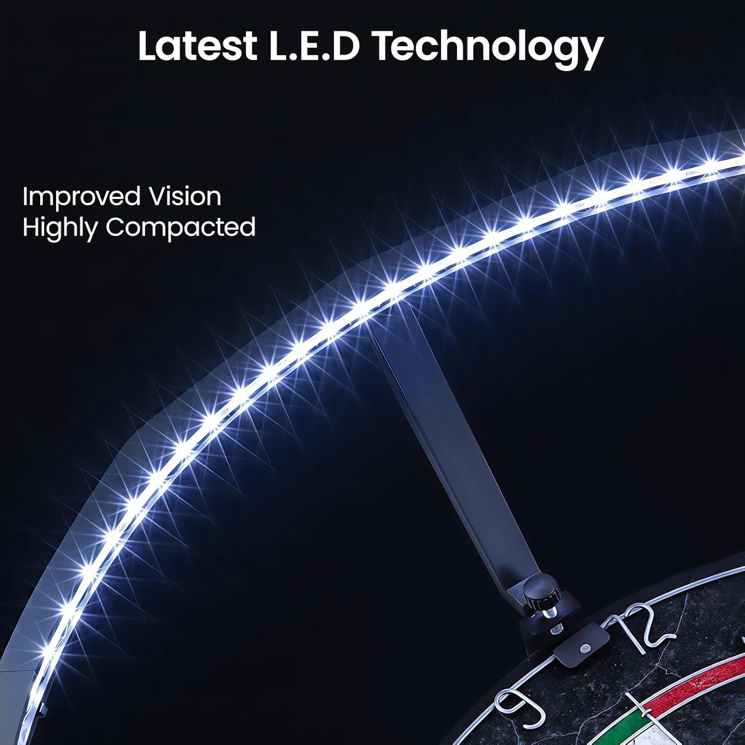 LED Dartboard Light Ring 360° Shadowless Surround Easy Install