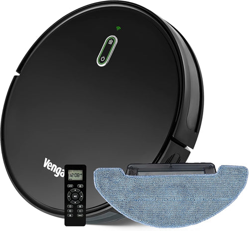 Robot Vacuum Mop 1600Pa App Control Gyroscope 6 Modes Auto