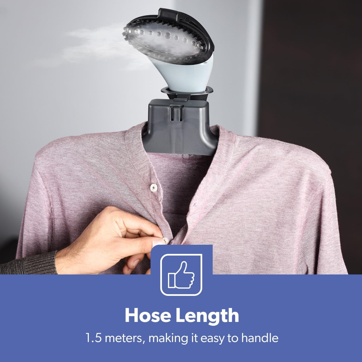 Upright Garment Steamer 2000W 11 Modes 1.3L Tank Fast Heat