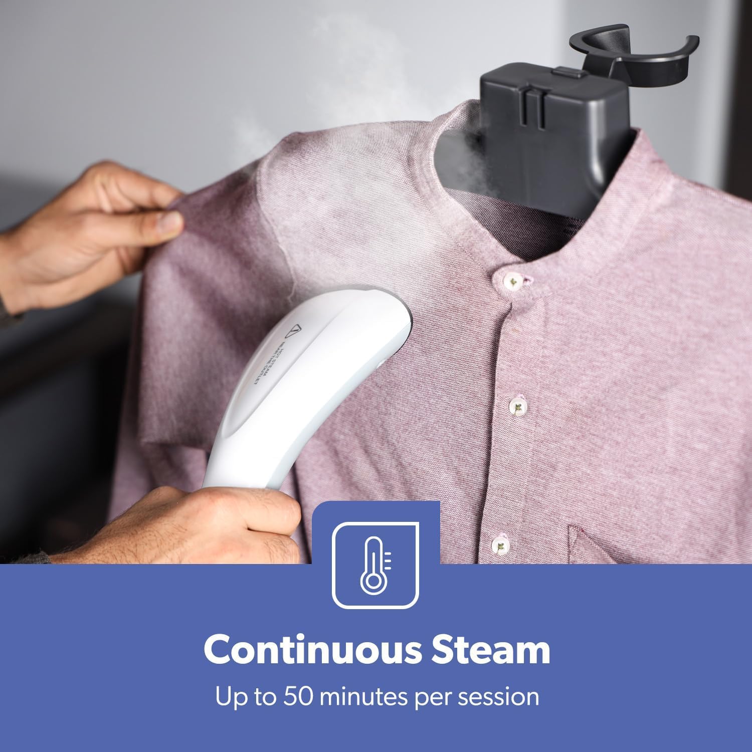 2000W Upright Garment Steamer 11 Modes 1.3L Tank Fast Heat