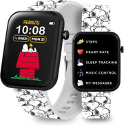 Kids White Smart Watch Step Tracker Sleep Alarm
