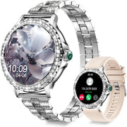 Diamond Ladies Smart Watch Bluetooth Call Heart Rate Tracker