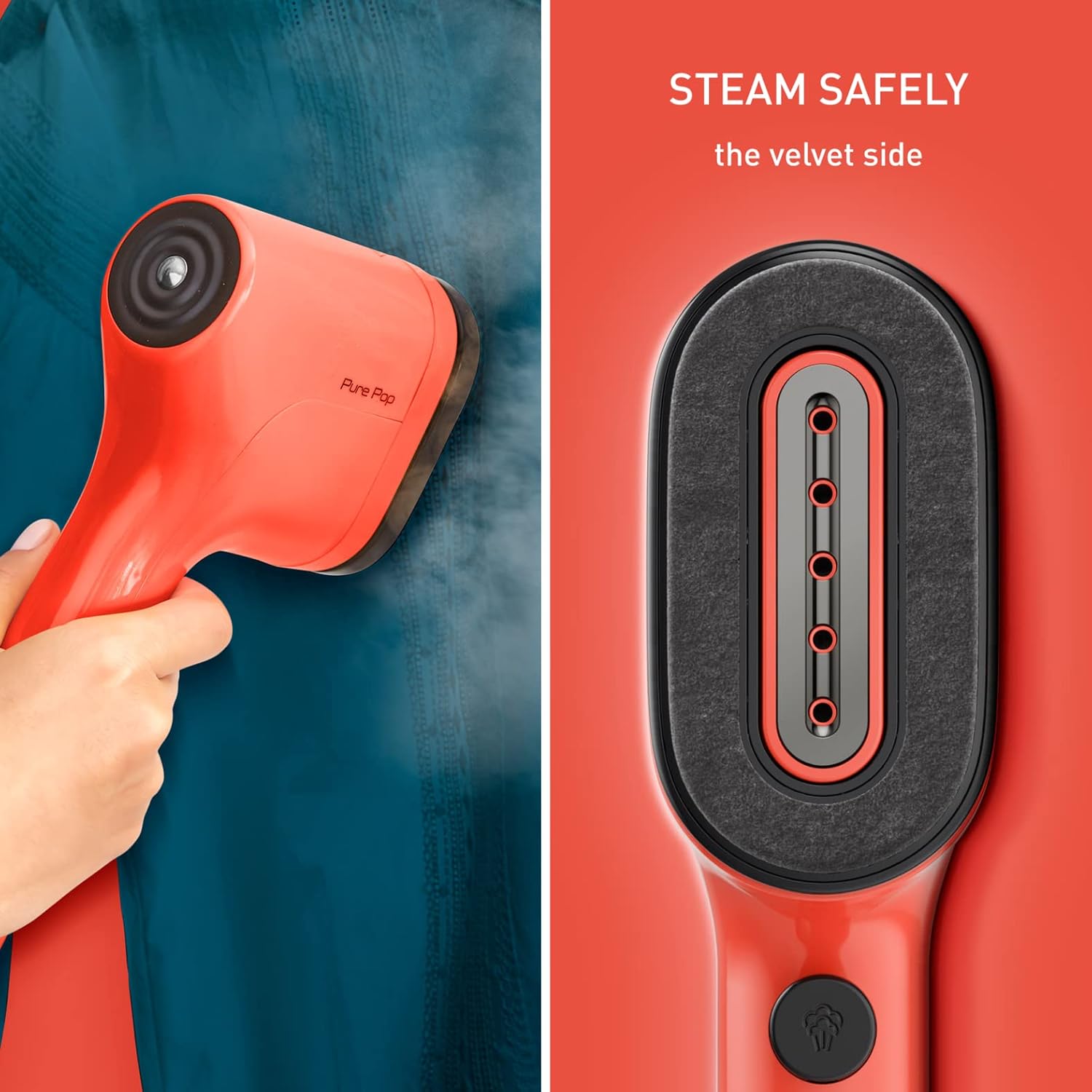 Slim Handheld Garment Steamer Fast Heat 15s Travel Steam Iron