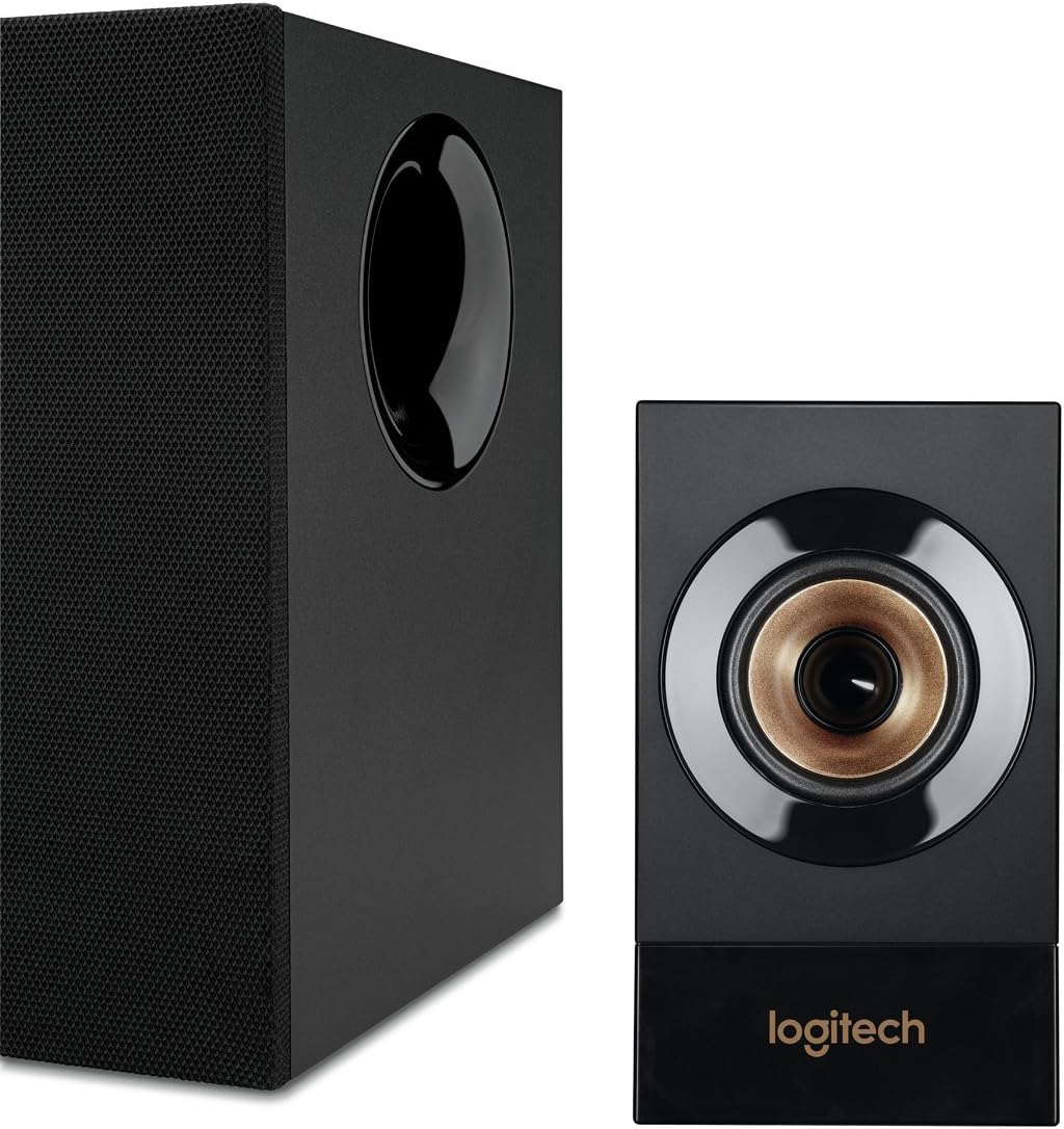 2.1 PC Speakers with Subwoofer 120W Powerful Bass RCA