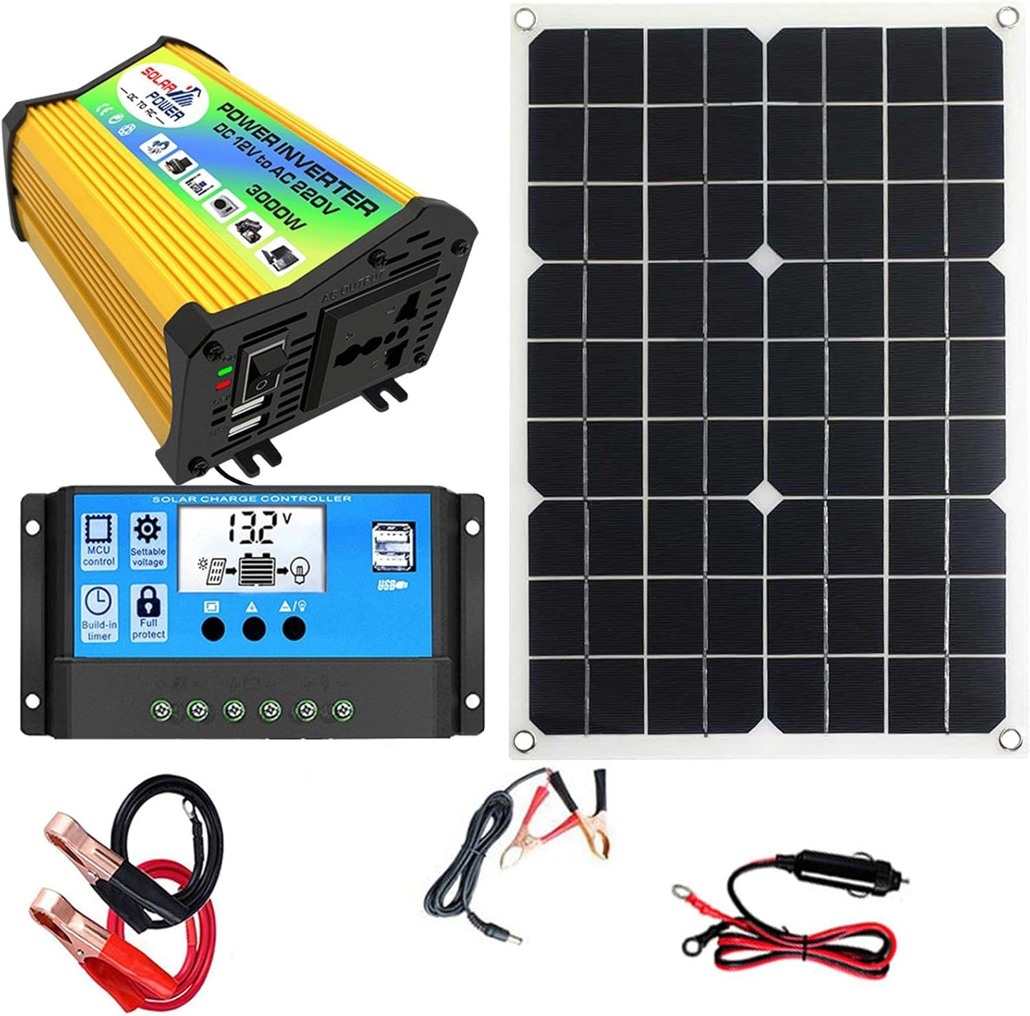 3000W RV Solar Panel Kit Off Grid System With Smart Controller