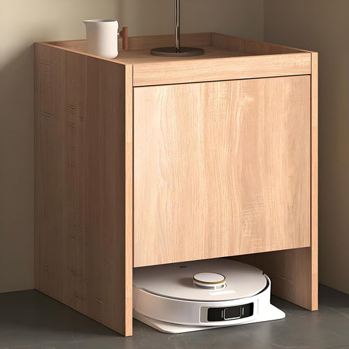Robot Vacuum Organizer Cabinet Hidden Storage Stand Drawer Rack