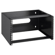 6U Wall Mount Network Rack 19 Inch 14 Inch Steel Bracket