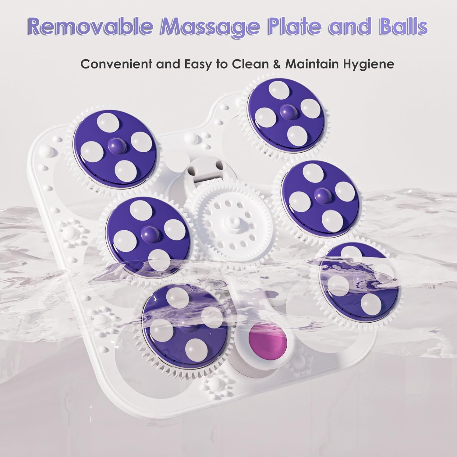 Collapsible Foot Spa Massager Heat Bubble Shiatsu Balls Timer