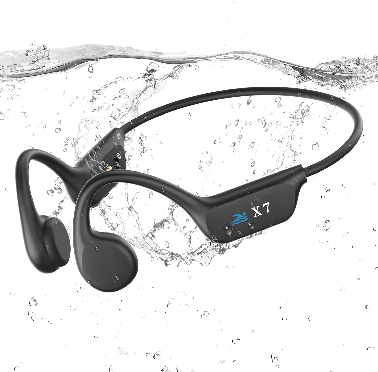 Bone Conduction Swimming Headphones IP68 Waterproof 32GB MP3 Player