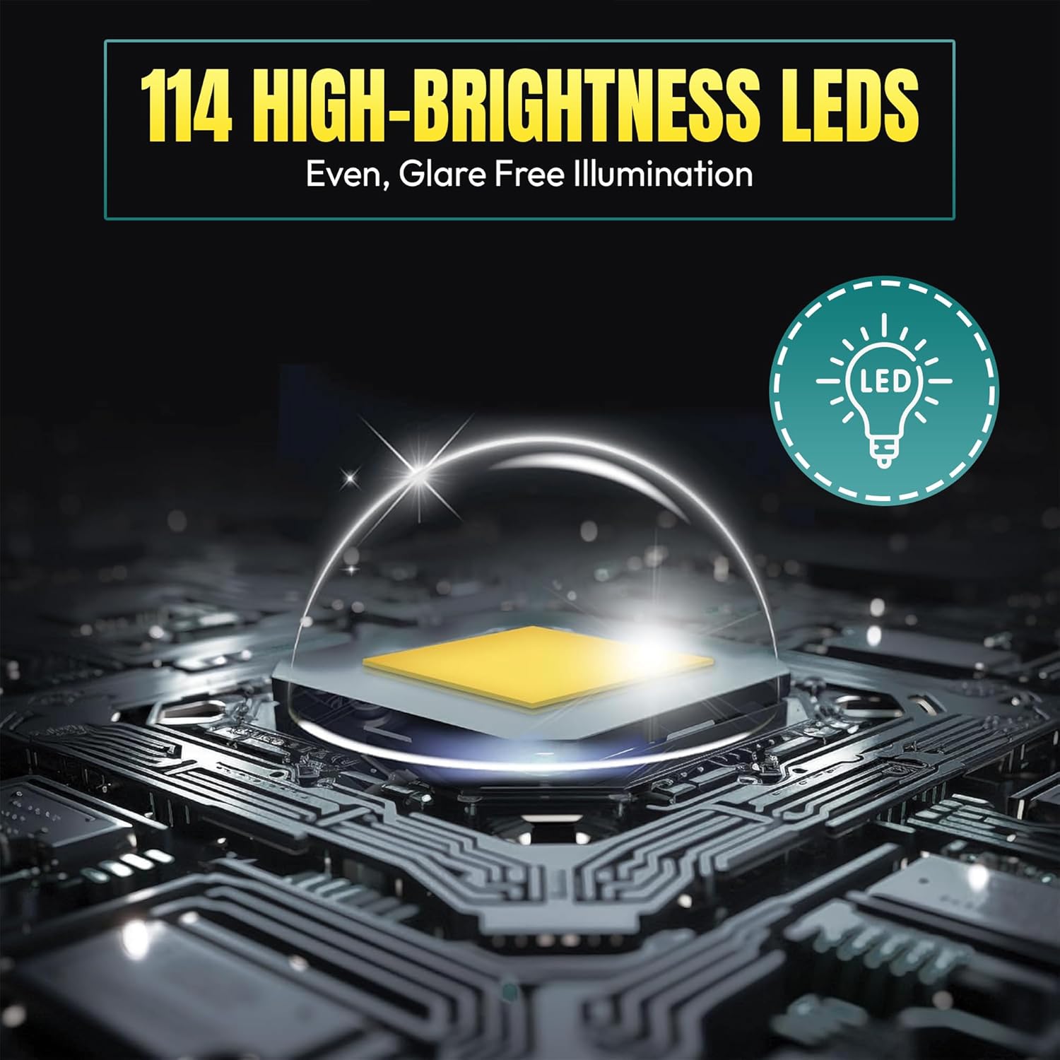 Dart Board LED Light 270 Degree Dimmable Clamp Mount Ring