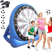 150cm Inflatable Soccer Dart Board Target Game w Balls Pump Outdoor