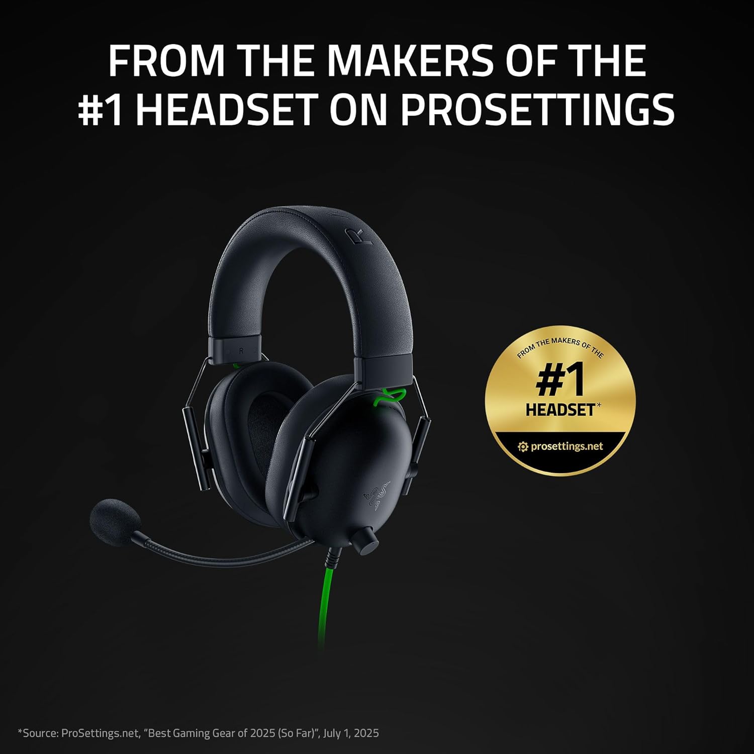 Esports Gaming Headset 7.1 Surround Sound Wired Over Ear Mic 50mm