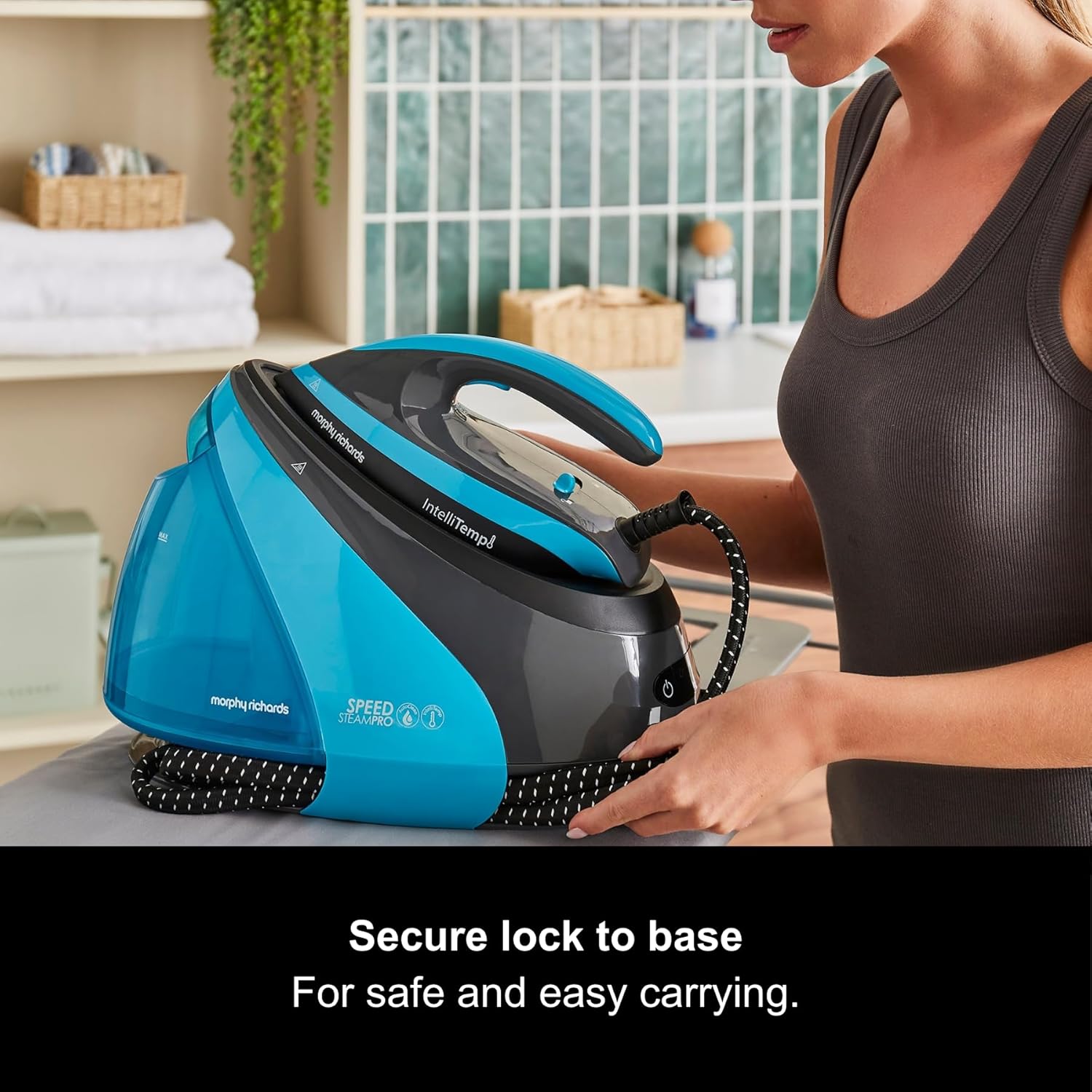 Steam Generator Iron 3000W 7 Bar 600g Steam Boost 1.6L Tank