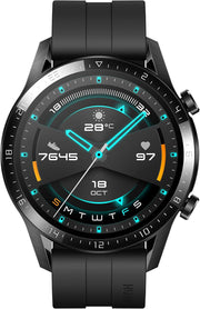 46mm AMOLED GPS Smart Watch Bluetooth Call Black