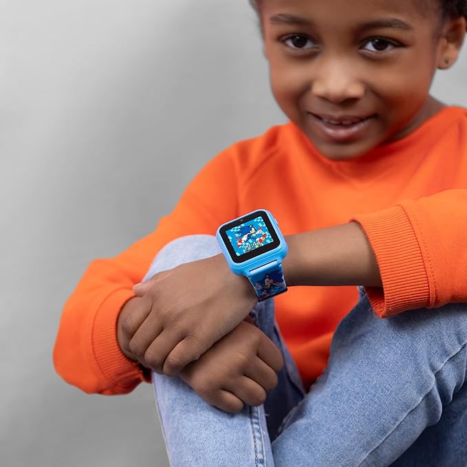 Kids Blue Smart Watch Touch Screen Camera Games