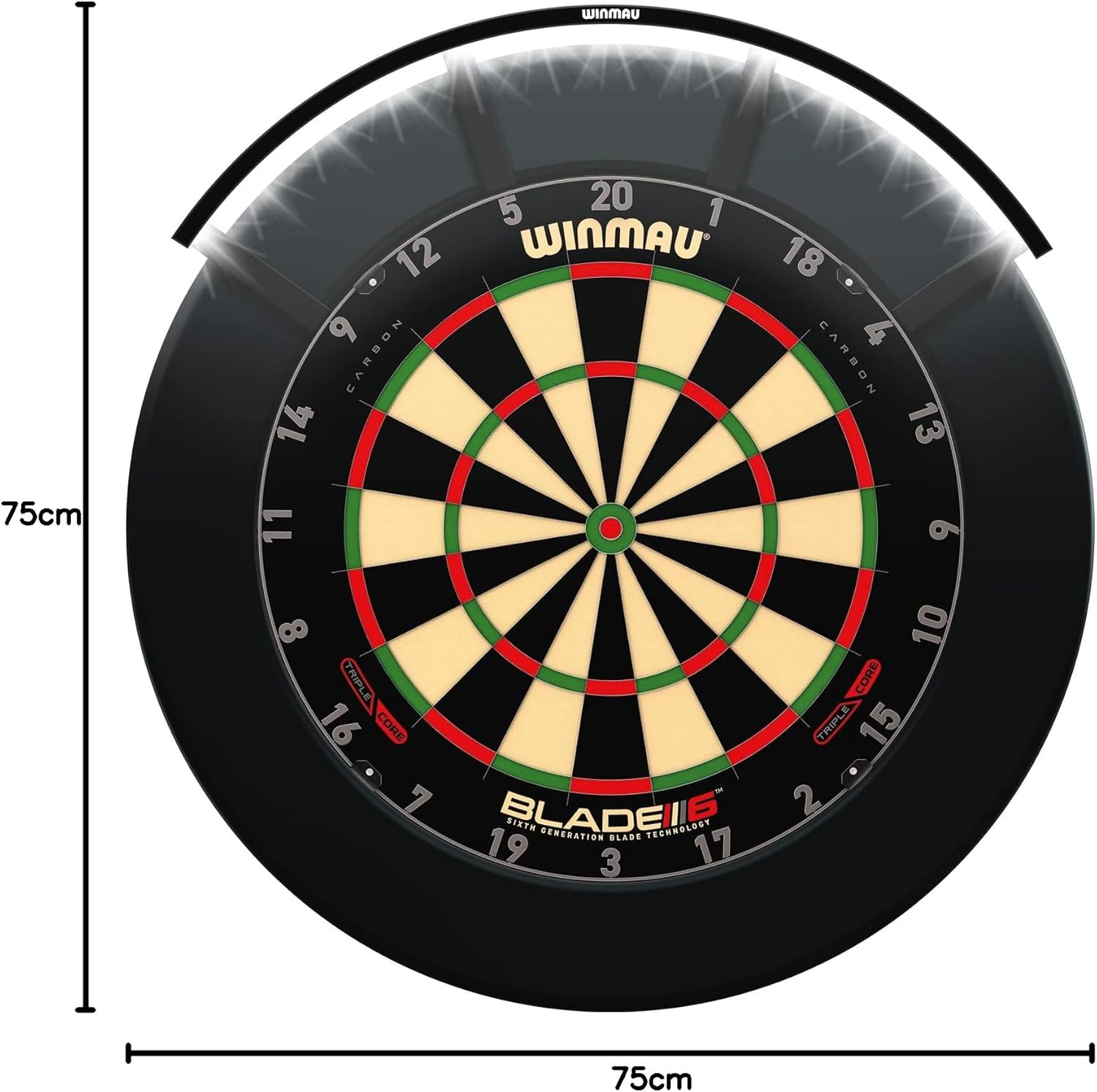 Dart Board LED Light 120 Degree Magnetic Shadow Free Lighting