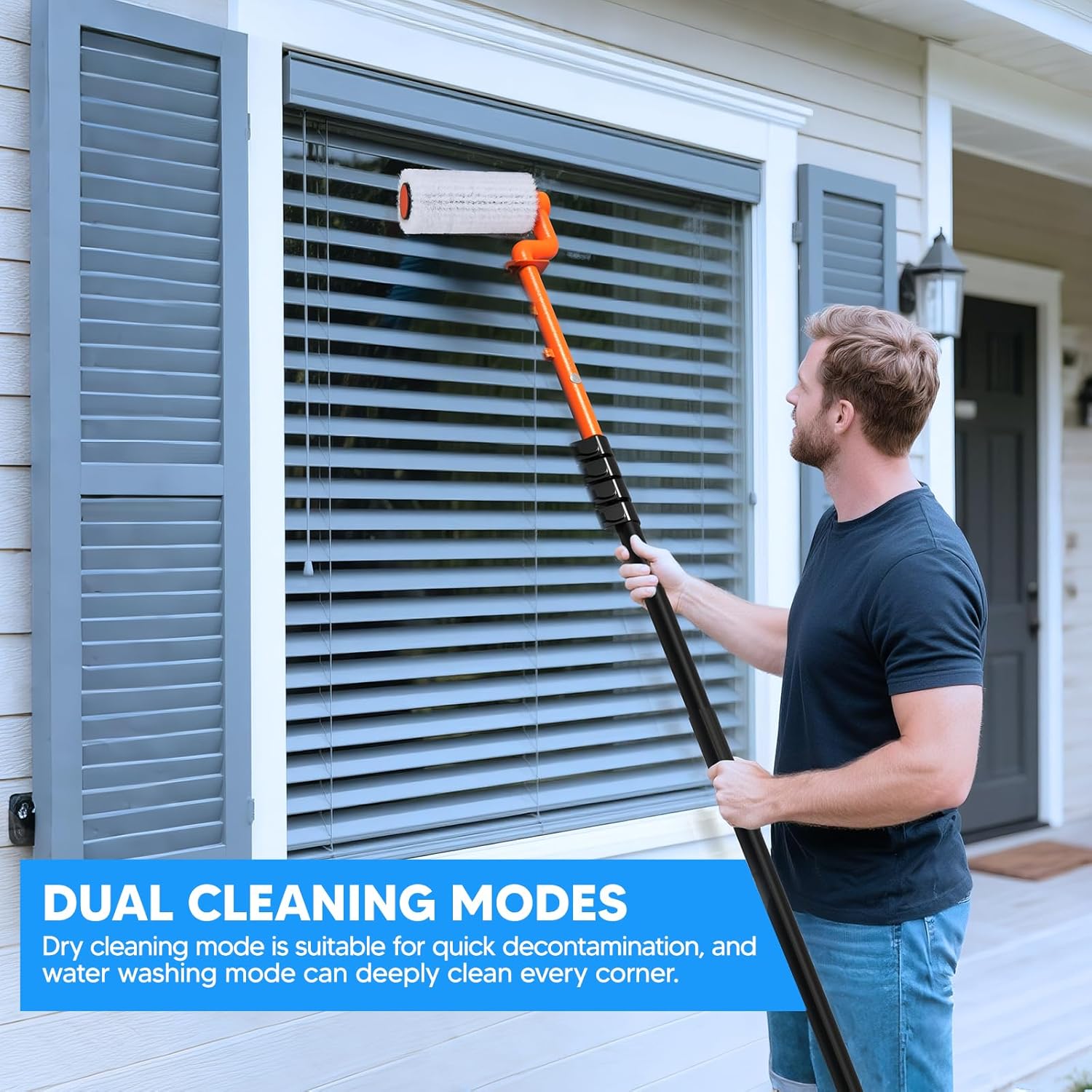 6.2M Electric Solar Panel Cleaning Kit Water Fed Pole Brush