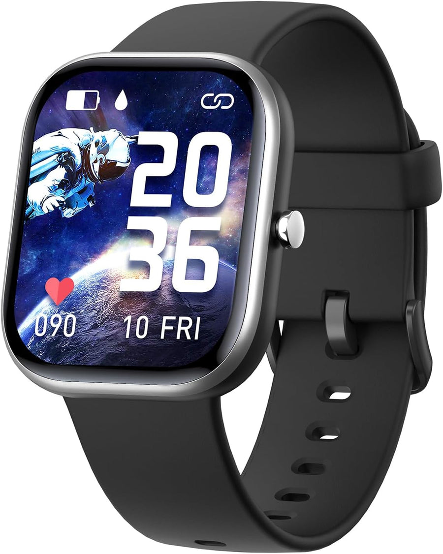 Kids Smart Watch Fitness Tracker Waterproof Black