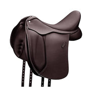 Brown Cow Leather Dressage Horse Saddle 12 Seat Deep Padded