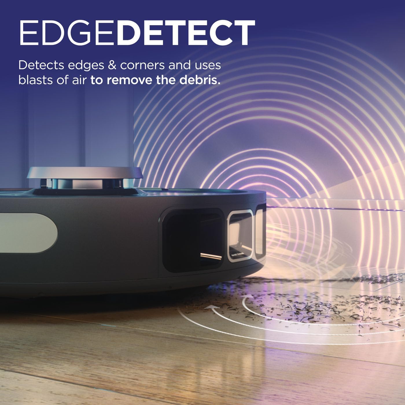 Robot Vacuum Self Empty LiDAR Smart Detect Pet Hair WiFi Black