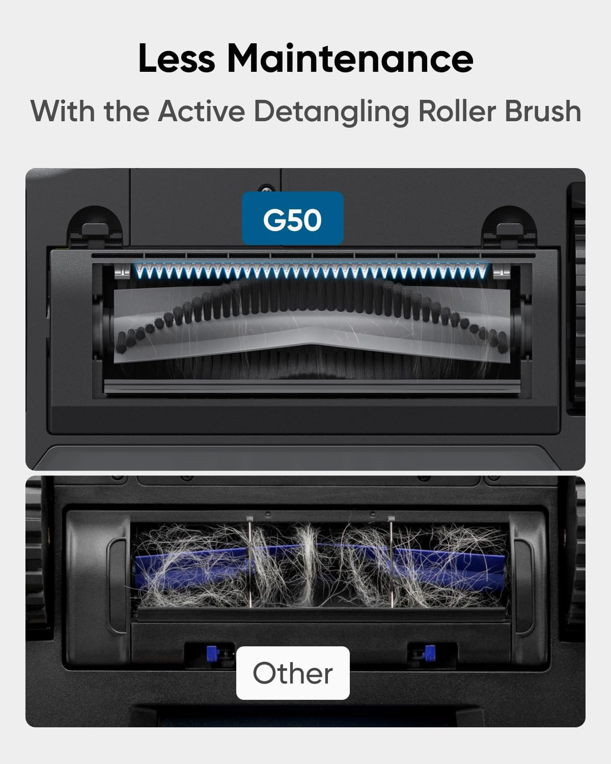 Robot Vacuum 4000Pa Strong Suction Pet Hair Smart Cleaner