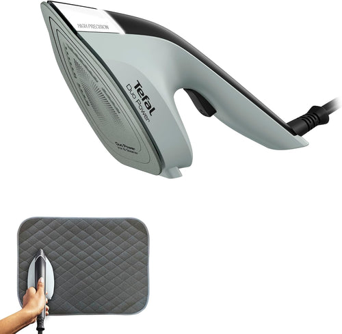 2in1 Garment Steamer Iron 1700W 30s Heat Lightweight Ceramic