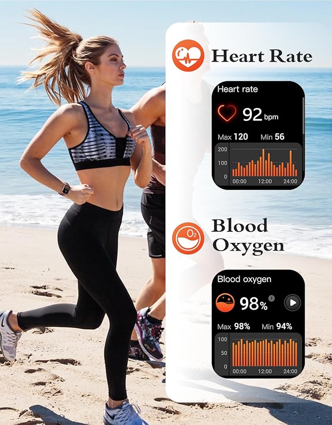 Bluetooth Fitness Smart Watch Call Heart Sleep Tracker