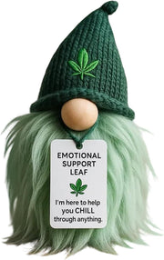 Weed Gnome Emotional Support Figurine Funny Desk Decor Gift