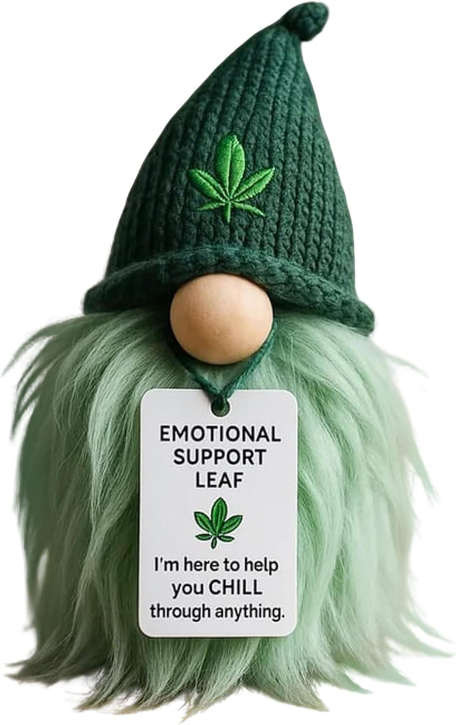Weed Gnome Emotional Support Figurine Funny Desk Decor Gift