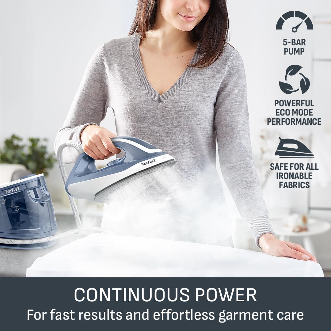 Steam Generator Iron 5.9 Bar 340g Steam Boost 1.7L Tank Fast Heat