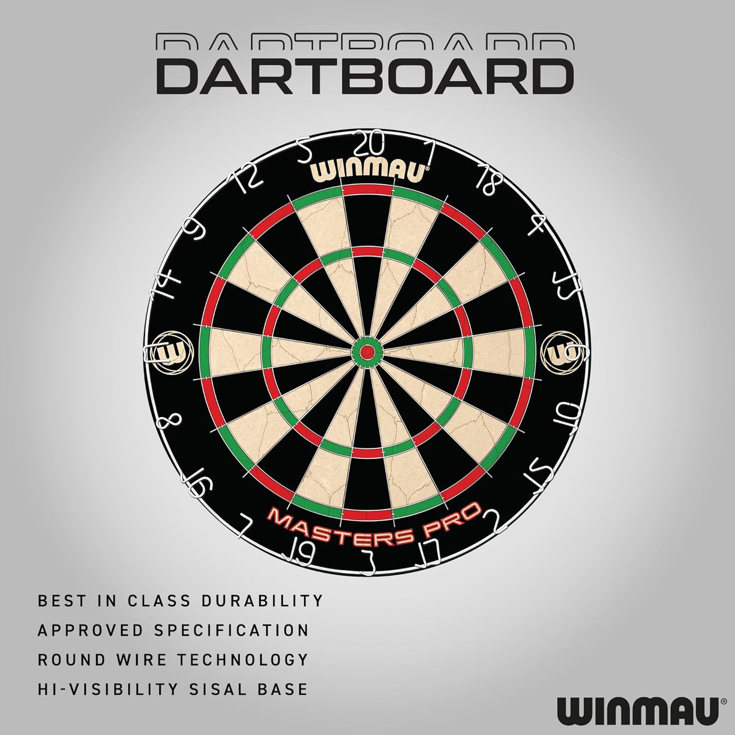 Dart Board Cabinet Set Bristle Board Darts Oche Line Chalk Towel