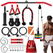 Cable Pulley System Gym LAT Pulldown Tricep Bicep Trainer