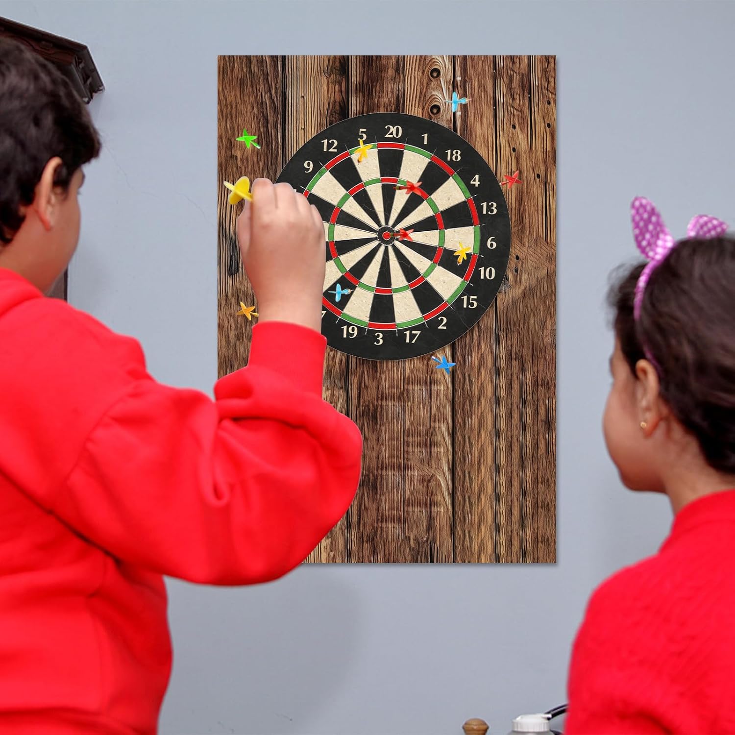 Dartboard Wall Protector Felt Tiles Self Adhesive Surround 6 Pack