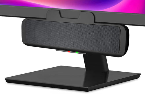 USB Speaker Bar Stereo Monitor Mount PC Laptop Soundbar Clamp