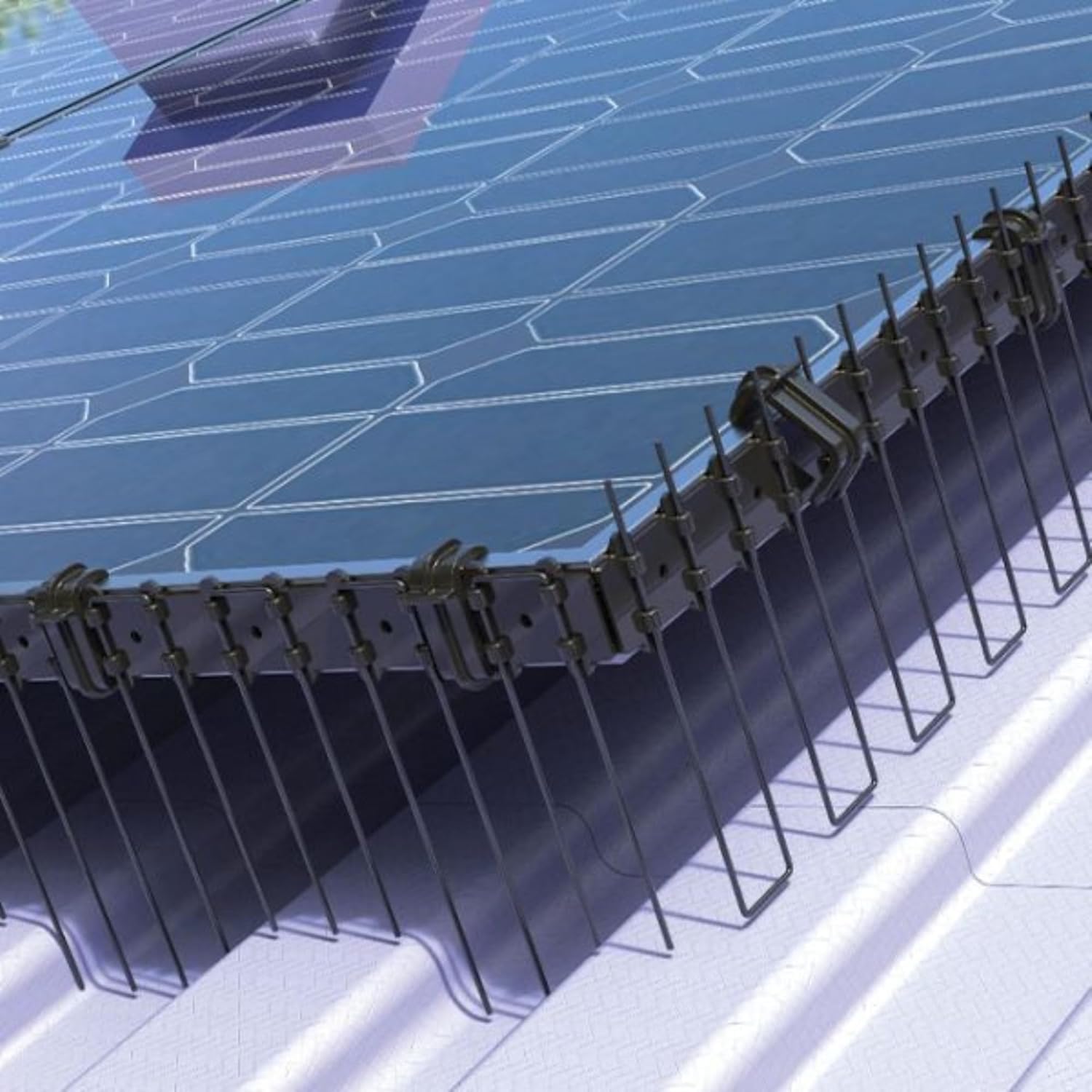 10m Solar Panel Bird Proofing Kit Stainless Steel Bird Spikes